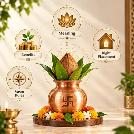 Copper Vastu Kalash: Meaning, Benefits, Right Placement & Vastu Rules